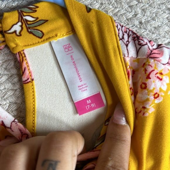 No boundaries gold floral dress - Picture 3 of 7